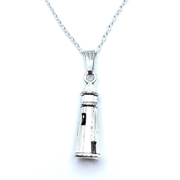 Lighthouse Necklace May Be Personalized - Picture 2 of 7